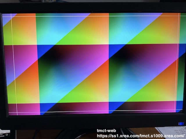 HDMI-FPGAテスト環境の写真(2)